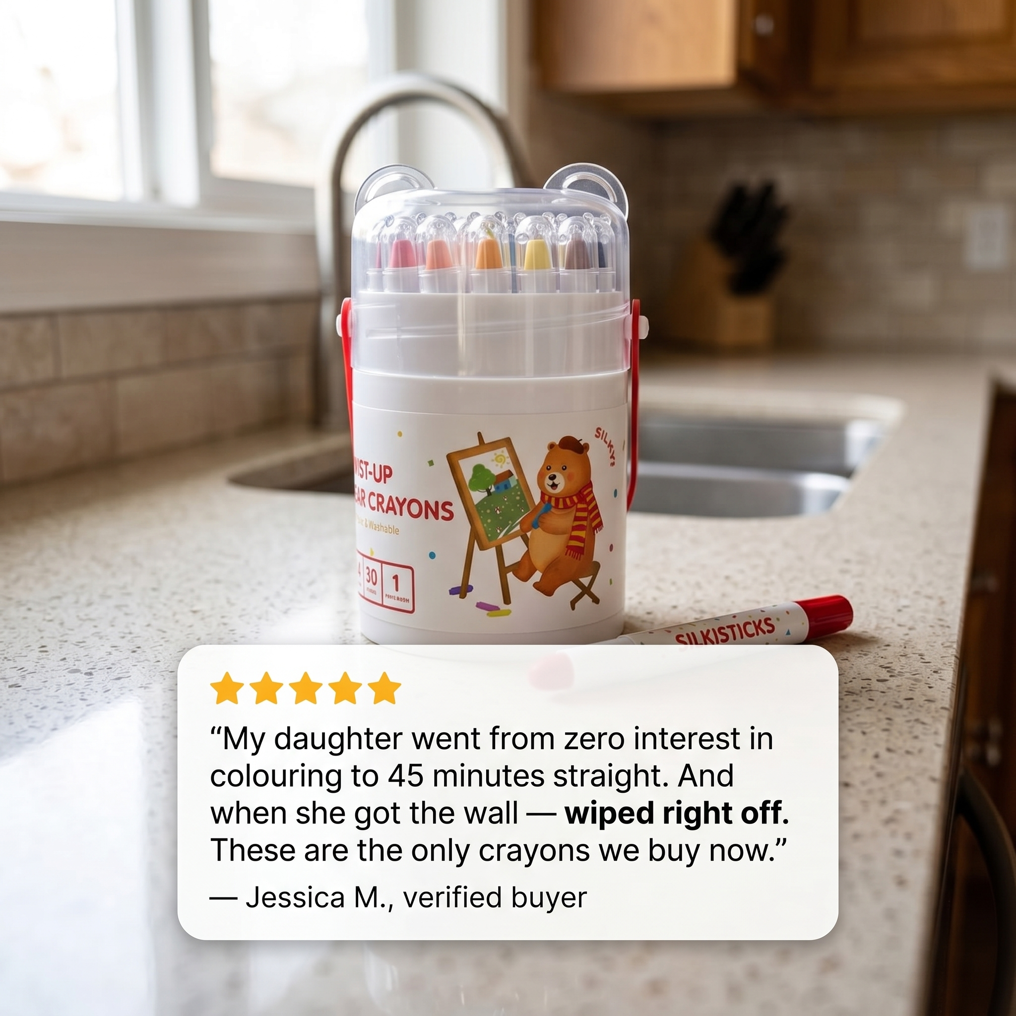 SilkiSticks — The Unbreakable Crayon Kids Actually Love